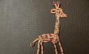 DIY beaded giraffe